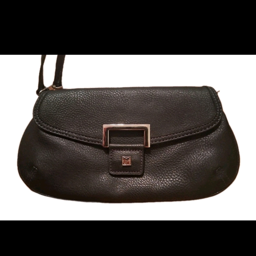 Chic Black Leather Crossbody Bag
